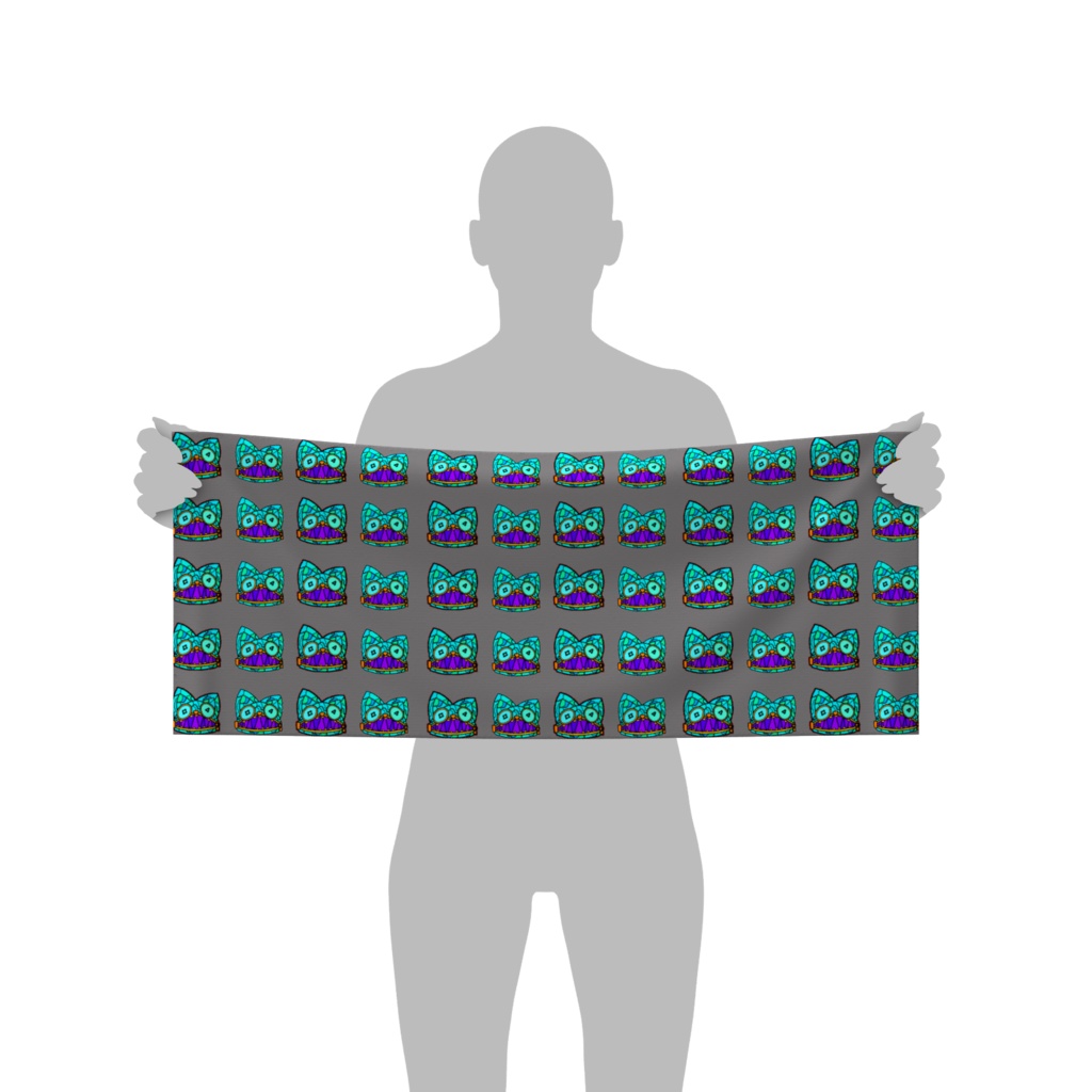 νゾンビじっぱーにゃんこタオル