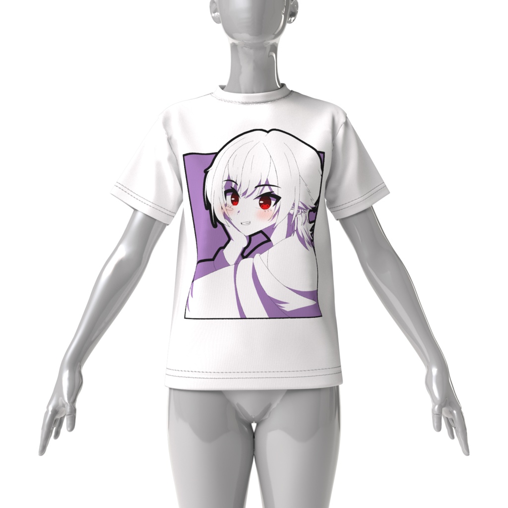 クソデカイラストTシャツ_白