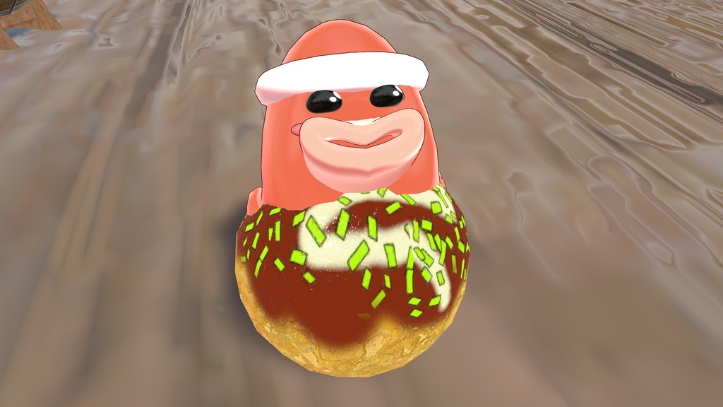 オリジナル3Dモデル【たこなちゃん】