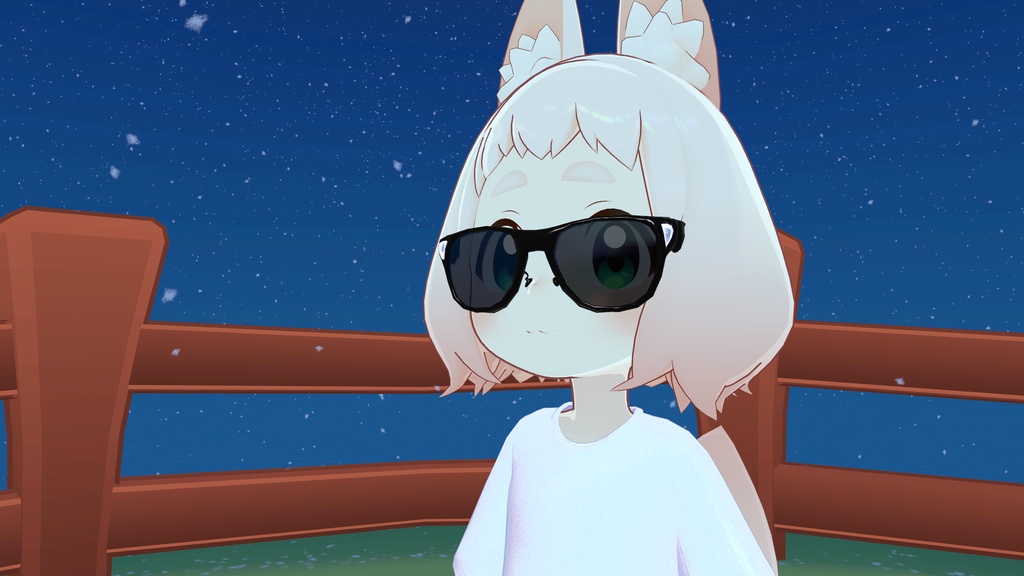 色んなシェイプキーでどんなアバターでもつけやすいサングラスと丸メガネ!