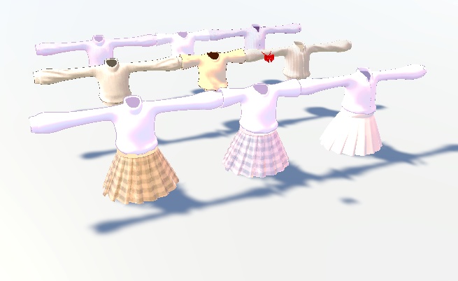 【Renewalロポリこん対応】色んな服セットV2