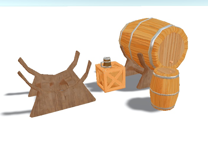 無料【木材アセット】アバターにも使用できます。
