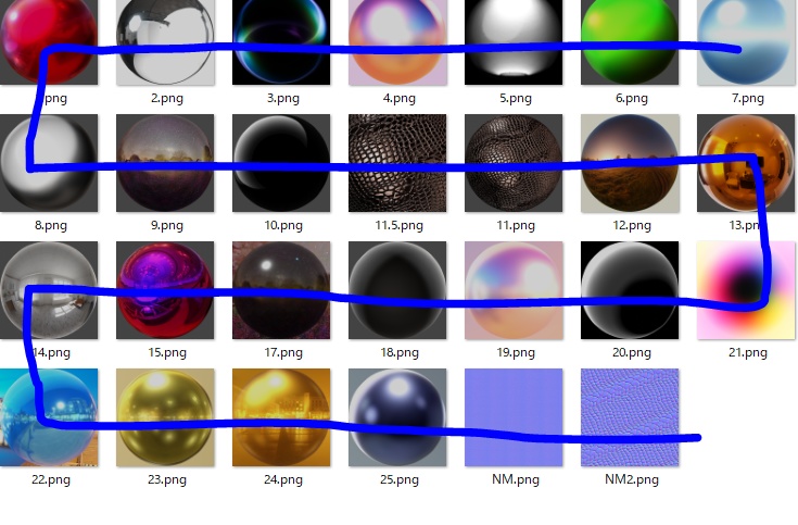 【無料】著作権放棄 Matcap