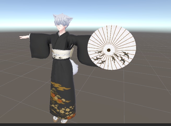 着物と和傘と眼鏡セット!