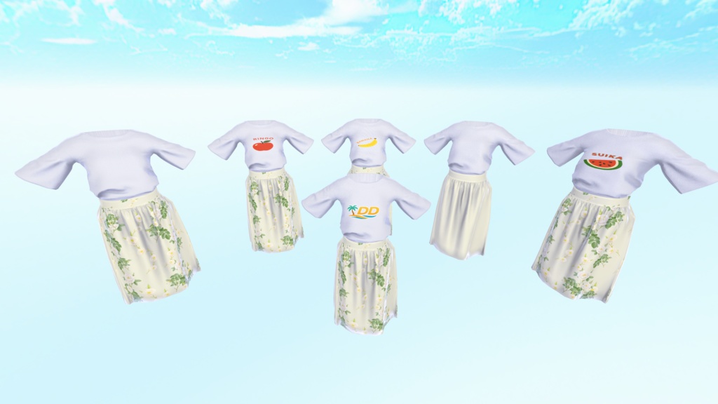 【Floral Garden Two-Piece Set】