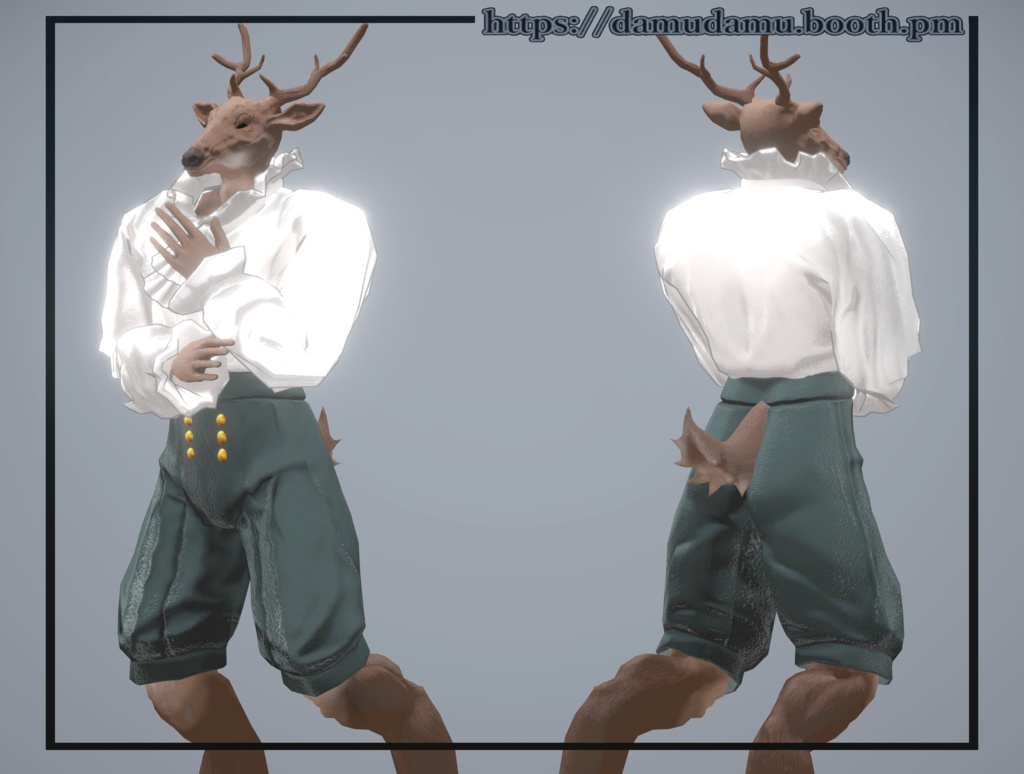 オリジナル3Ｄモデル【トナくん】+衣装！