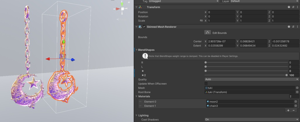 【今日だけ無料!】(VRChat用)Moon_accessories