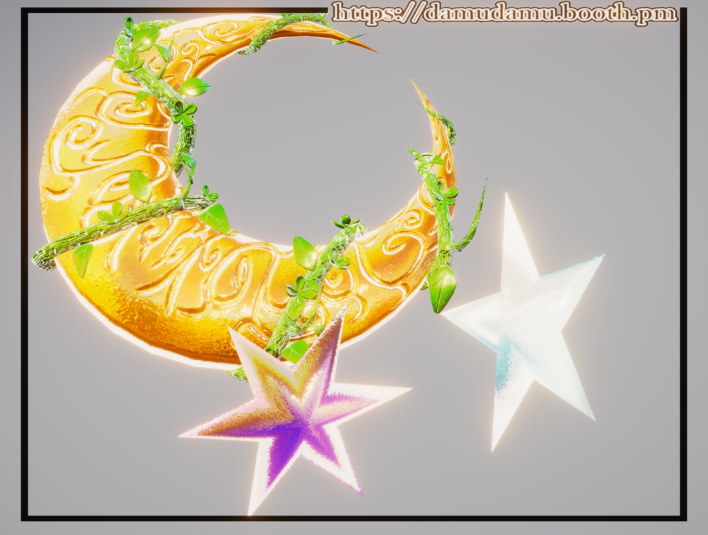 【今日だけ無料!】(VRChat用)Moon_accessories