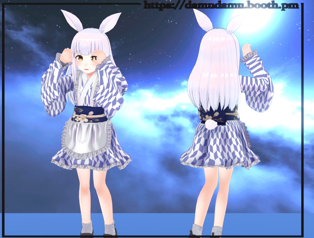 和風メイド服!