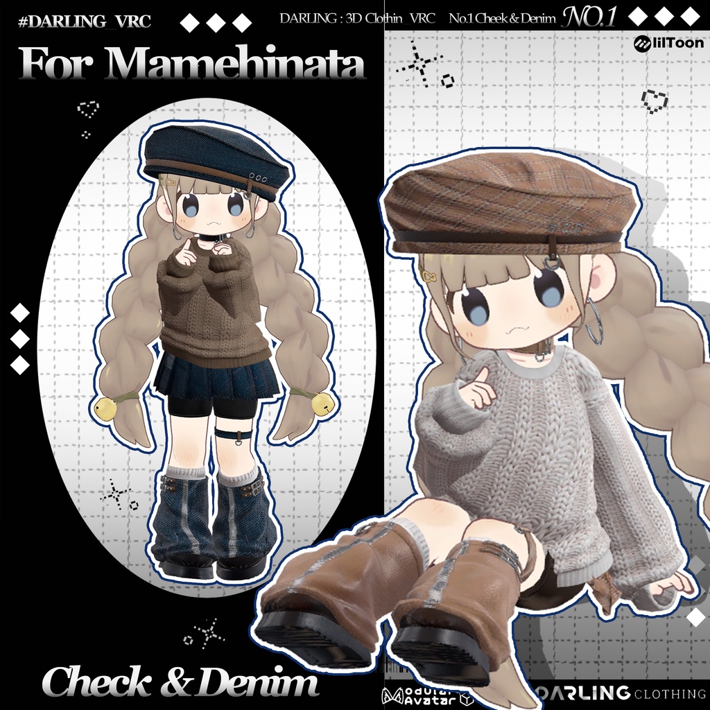 ✨ Check&Denim✨[13 Avatars]+Kisha, Rurune Updat 缩略图 20