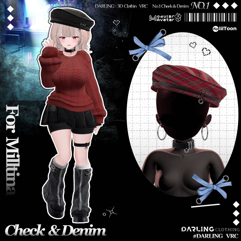 ✨ Check&Denim✨[13 Avatars]+Kisha, Rurune Updat 缩略图 11