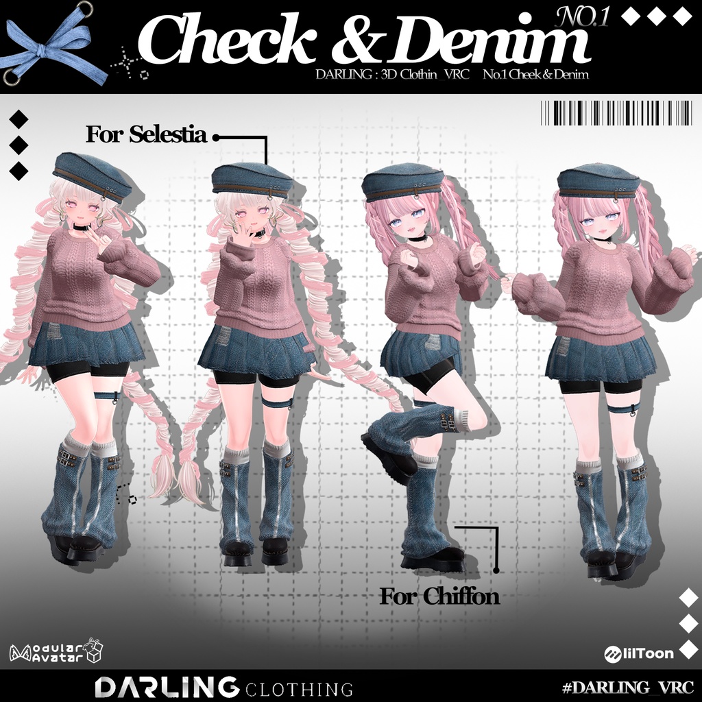 ✨ Check&Denim✨[13 Avatars]+Kisha, Rurune Updat 缩略图 14