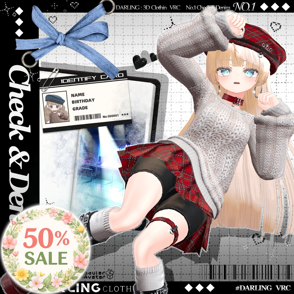  🌸Spring Big Event 🌸⏰50% SALE⏰✨ Check&Denim✨[13 Avatars]+Kisha, Rurune Updat