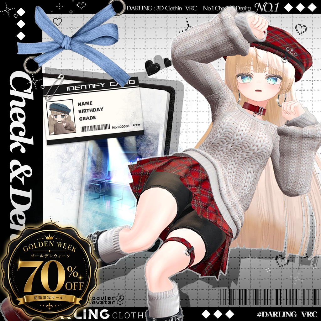 ⏰70% SALE⏰✨ Check&Denim✨[13 Avatars]+Kisha, Rurune Updat