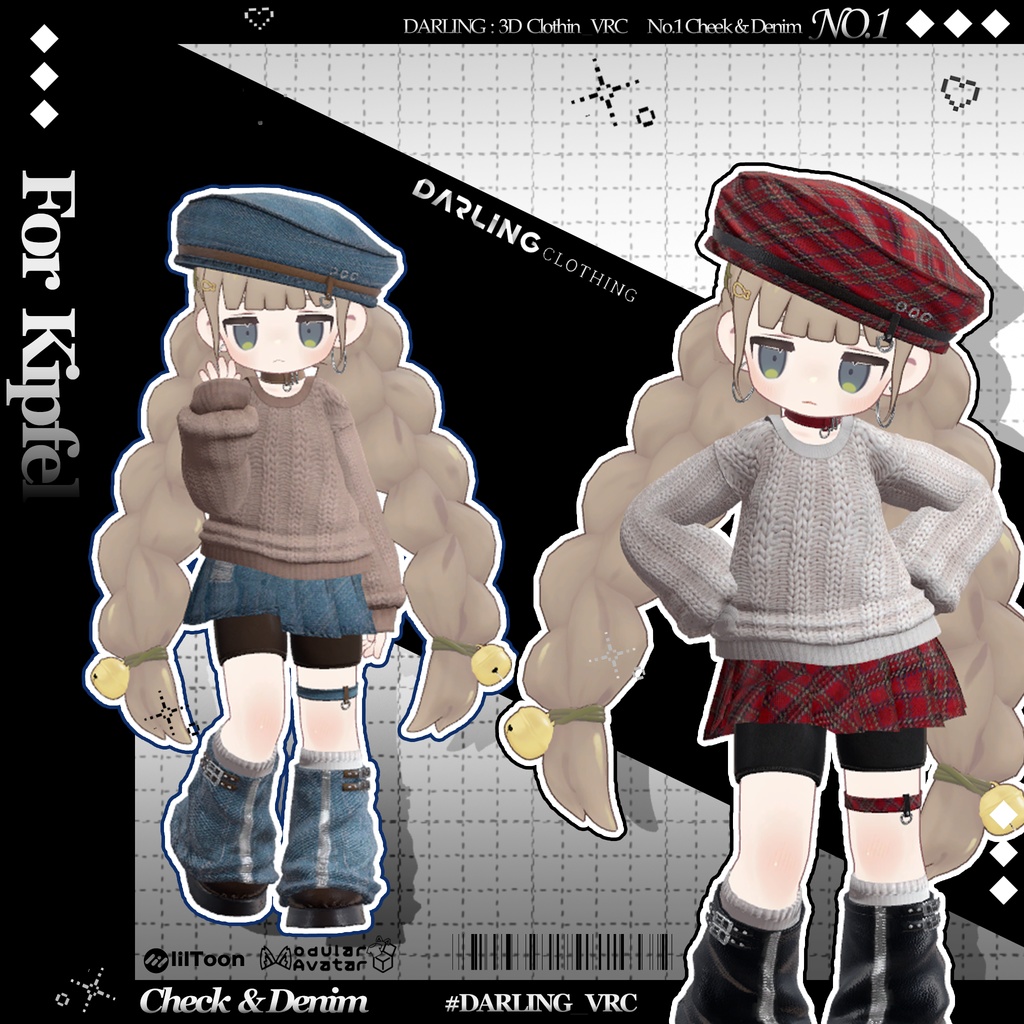 ✨ Check&Denim✨[13 Avatars]+Kisha, Rurune Updat 缩略图 19