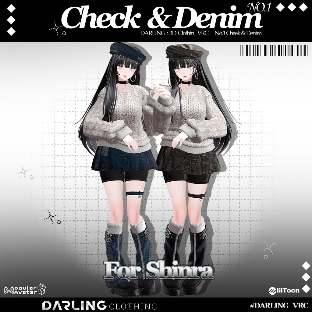 ✨ Check&Denim✨[13 Avatars]+Kisha, Rurune Updat 缩略图 10