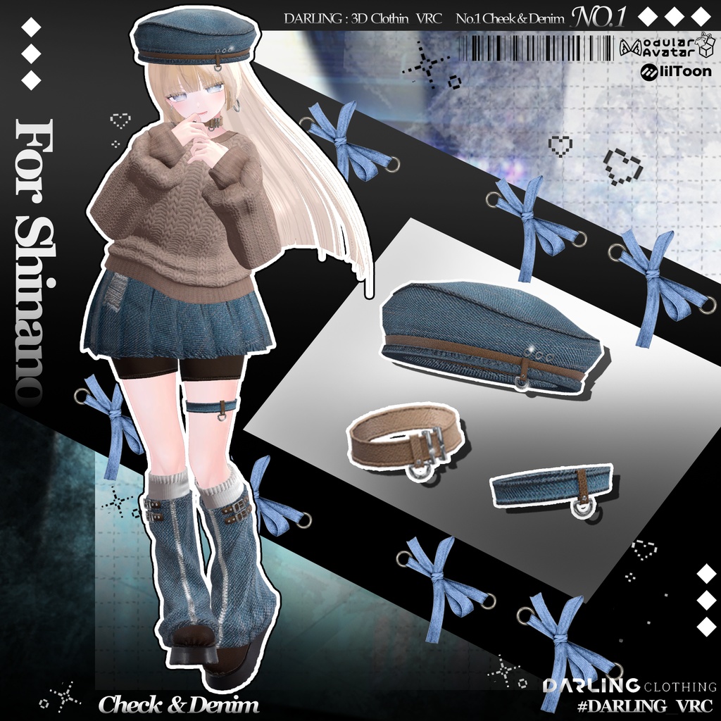 ✨ Check&Denim✨[13 Avatars]+Kisha, Rurune Updat 缩略图 9