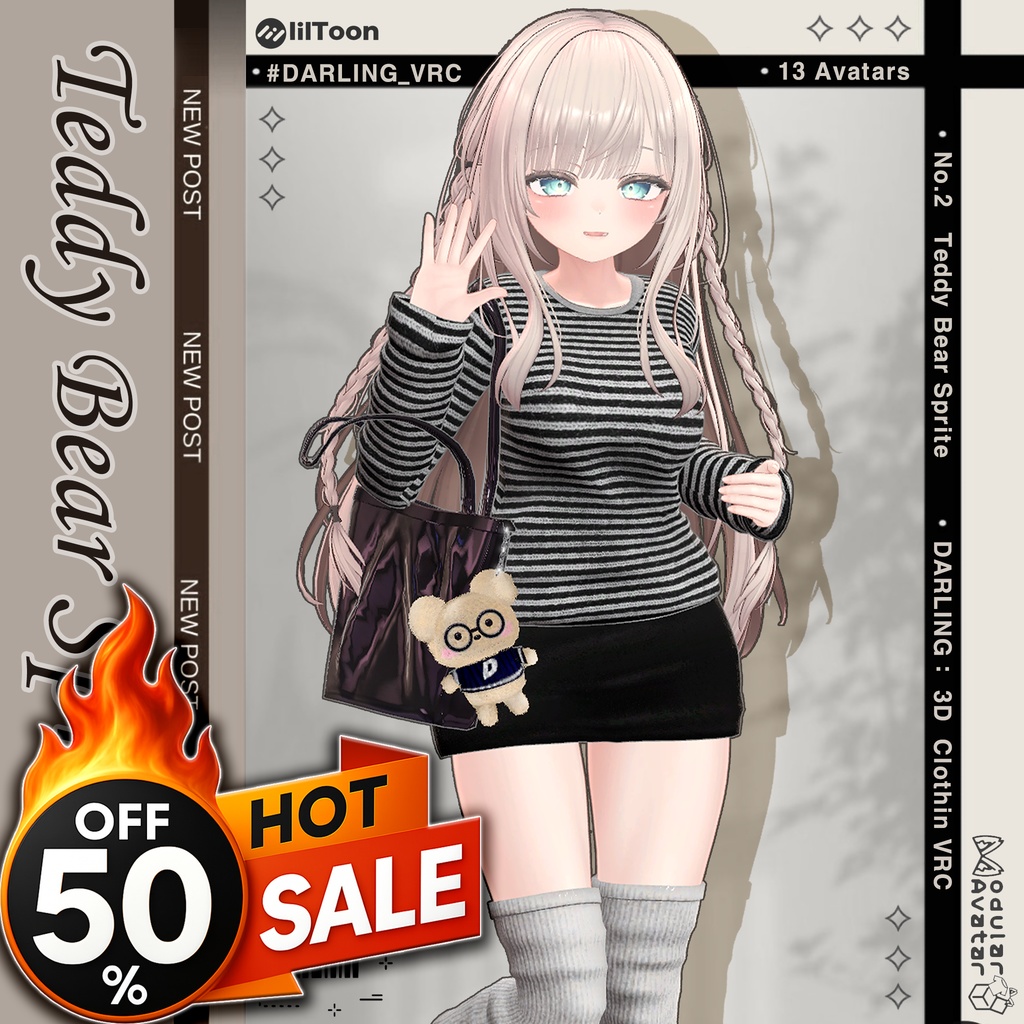🔥【50%SALE】🔥✨Teddy Bear Sprite✨[14 Avatars]