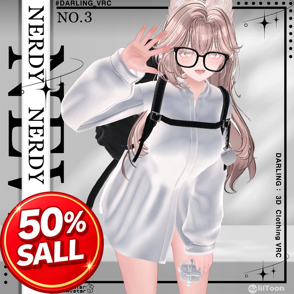 🔥【50%Sale 】🔥✨NERDY✨[18 Avatars]+LUMINA [Update]