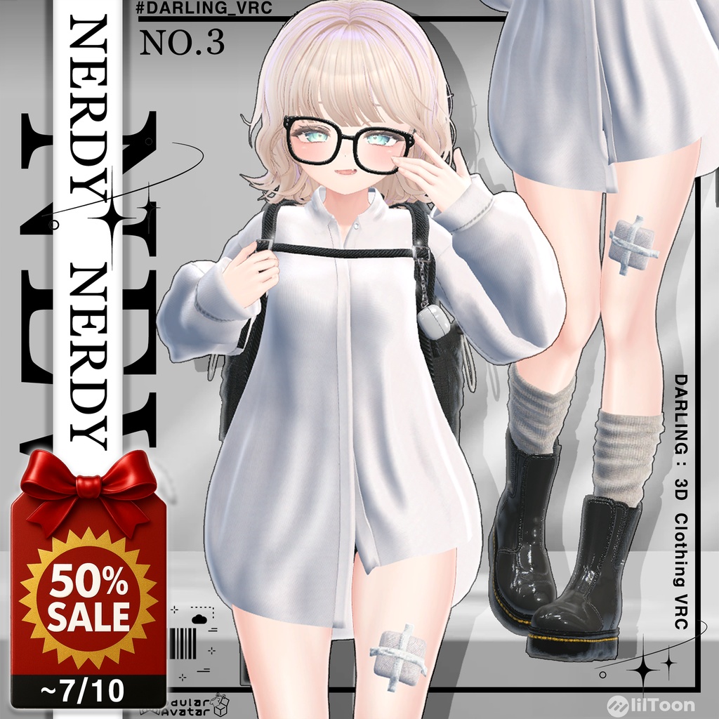 🎁50% Sale🎁 NO.3✨NERDY✨[16 Avatars]+Kisha, Rurune Updat