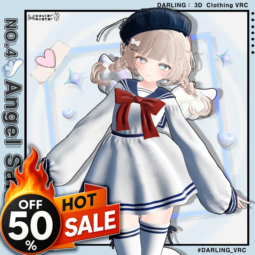  🔥【50%SALE】🔥NO.4✨Angel Sailor✨[12 Avatars]
