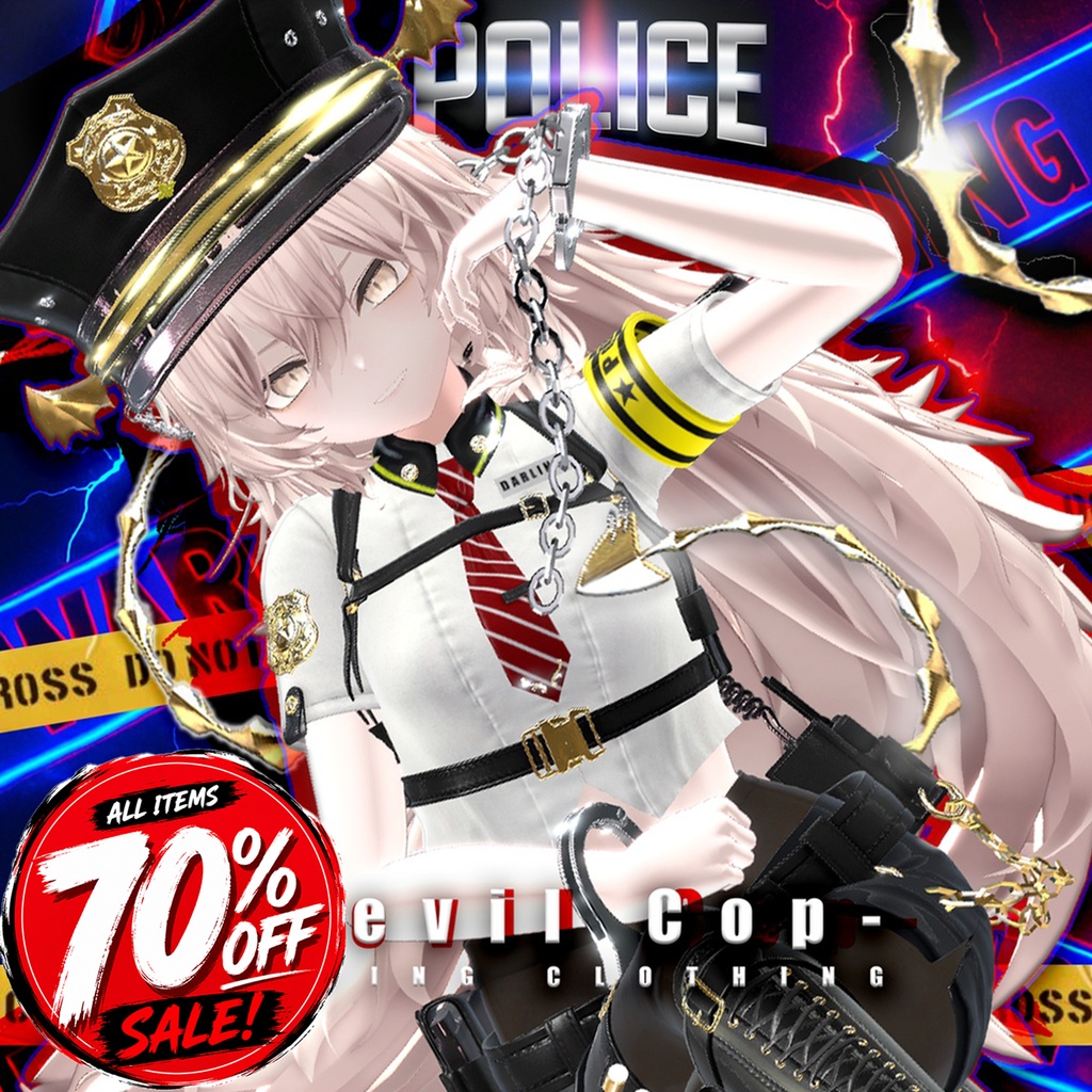 🚨 【 70% SALE 】🚨✨Devil Cop✨[18Avatars]