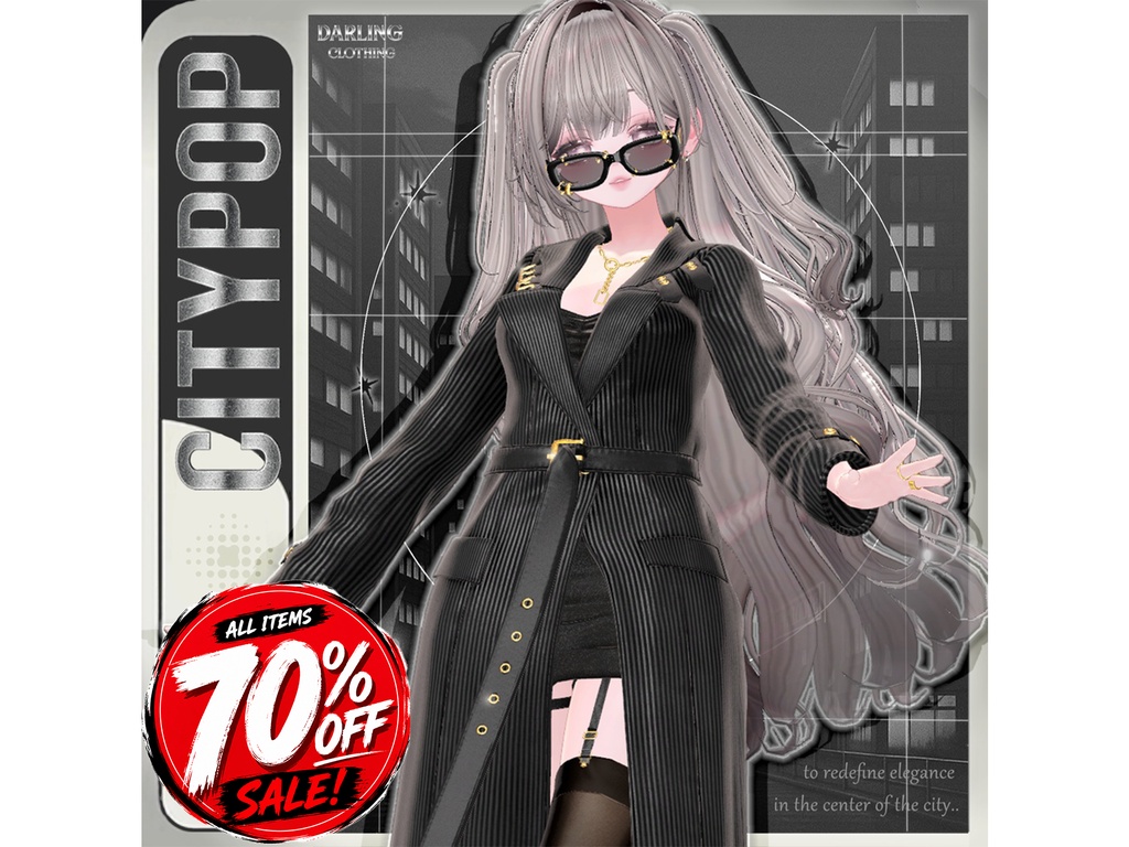 🚨 【 70% SALE 】🚨✨City Pop✨[21Avatars]