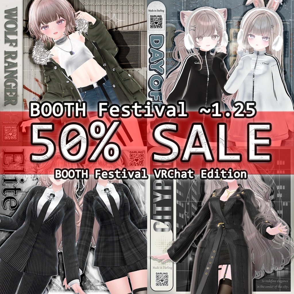 ⏰ 50%Sale⏰ [BOOTH Festival] ~1/25