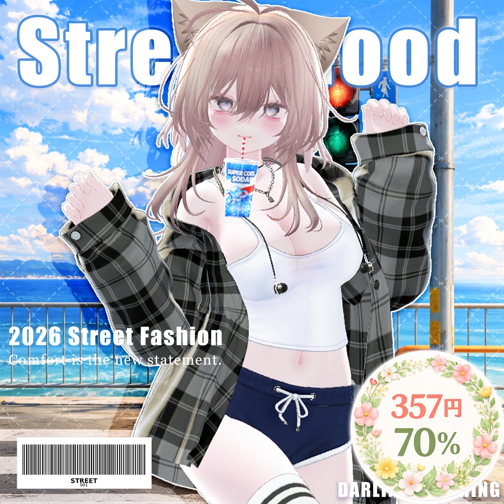 🌸【357円 】🌸⏰70% SALE⏰Street Mood [18Avatars]