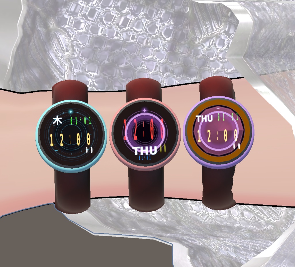 (無料版あります) OSC不要 張り付けるだけ! MPM Clock Display V6 高機能カスタム時計シェーダー|レシピ共有・イベント表示対応