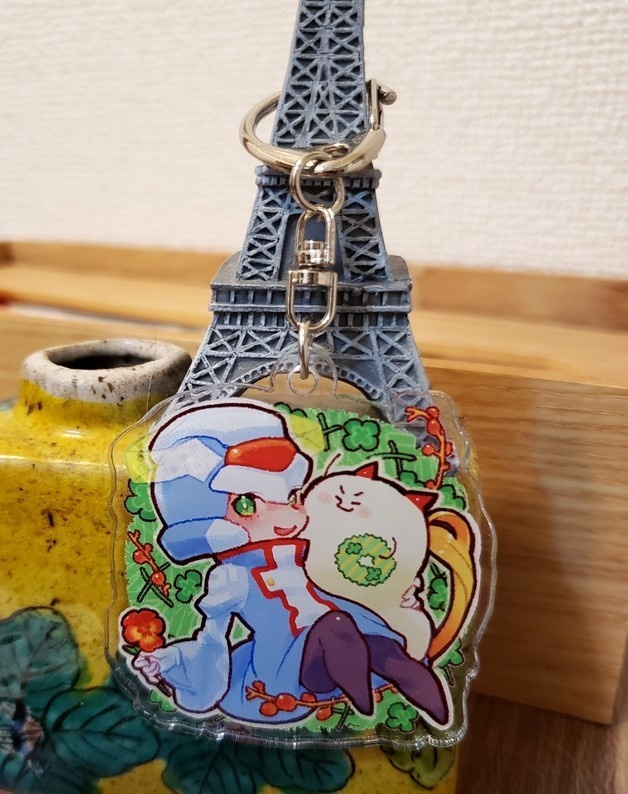 オリエさま×へたれゼロ アクリルキーホルダー(5cm)