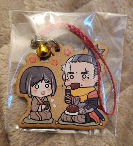 SEKIRO 狼&九郎さま木製キーホルダー