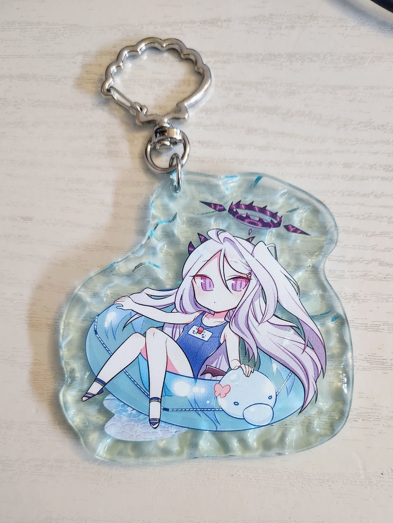 水着ヒナぷかぷかアクリルキーホルダー