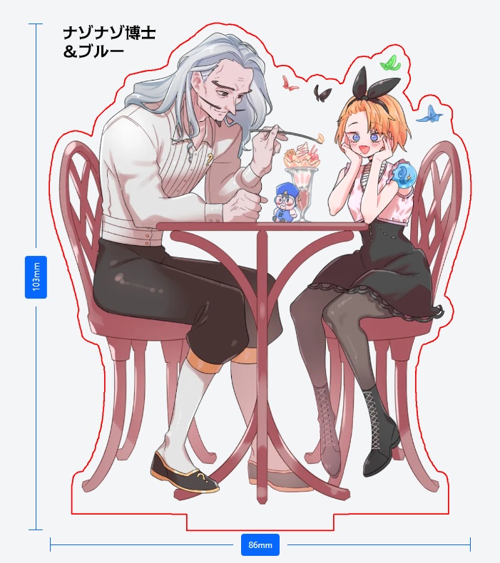 金色のガッシュ!!パートナー&魔物 アクリルスタンド