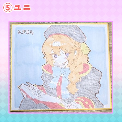 プリコネR 直筆ミニ色紙<美食殿・なかよし部>
