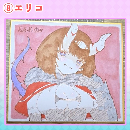 プリコネR 直筆ミニ色紙<エリコ・アンナ>