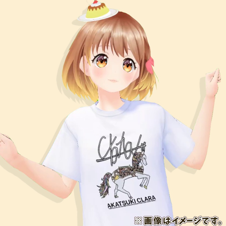 『くららのてぃーしゃつ』暁月クララデザインTシャツ