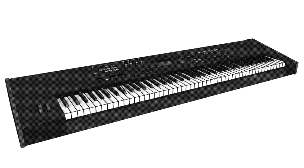 3D素材 シンセサイザーセット