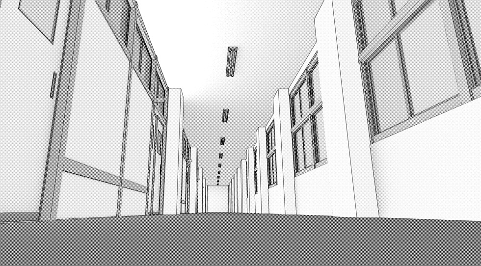 3D素材 学校の教室セット