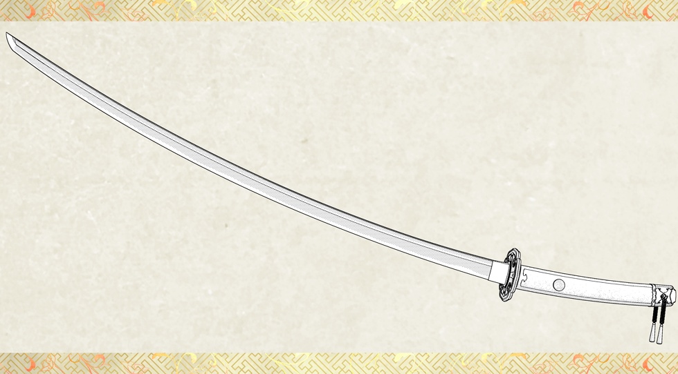 髭切+膝丸セット【名刀3D素材シリーズ】