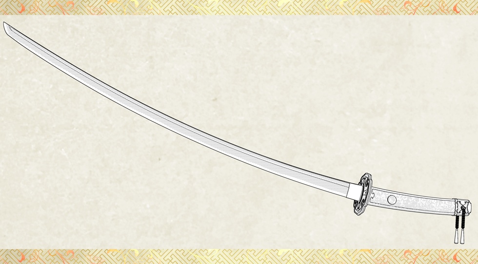 膝丸【名刀3D素材シリーズ】