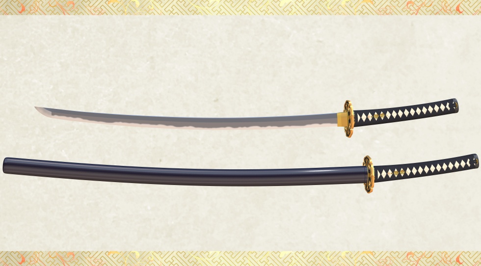 源清麿【名刀3D素材シリーズ】