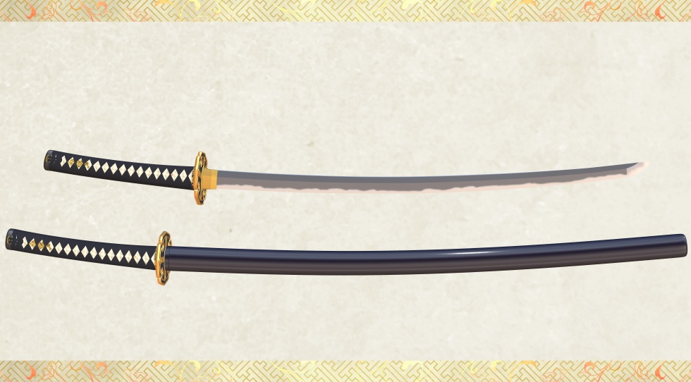 源清麿【名刀3D素材シリーズ】