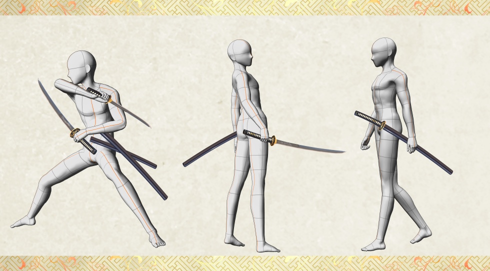 骨喰藤四郎【名刀3D素材シリーズ】