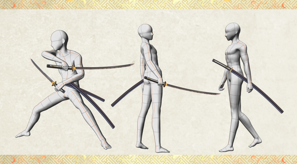 本作長義(山姥切長義)【名刀3D素材シリーズ】