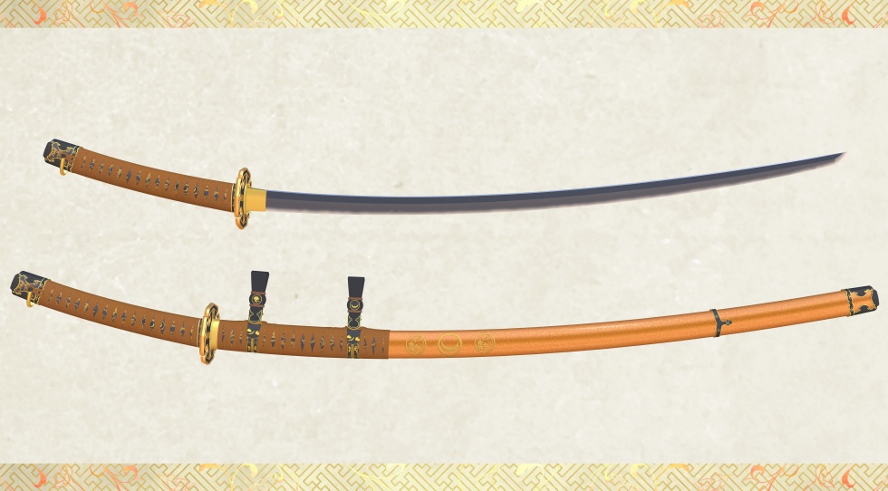 三日月宗近【名刀3D素材シリーズ】