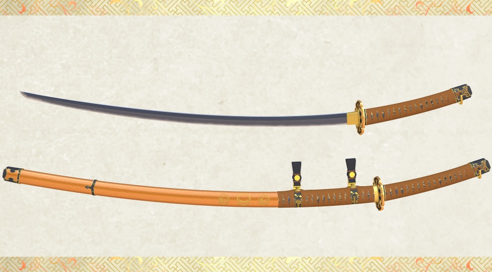 三日月宗近【名刀3D素材シリーズ】