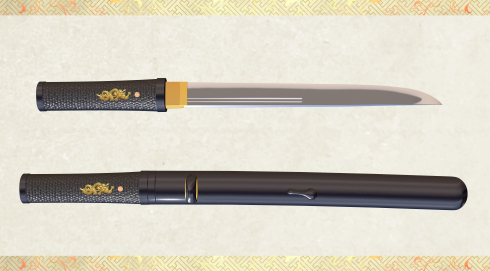 信濃藤四郎【名刀3D素材シリーズ】