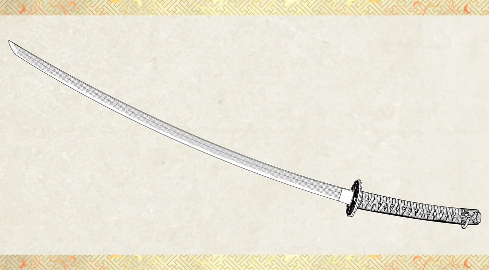 童子切安綱【名刀3D素材シリーズ】