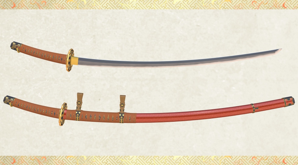 鬼丸国綱【名刀3D素材シリーズ】